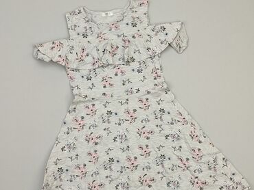 sukienki maxi kwiaty: Sukienka, 10 lat, 134-140 cm, stan - Dobry