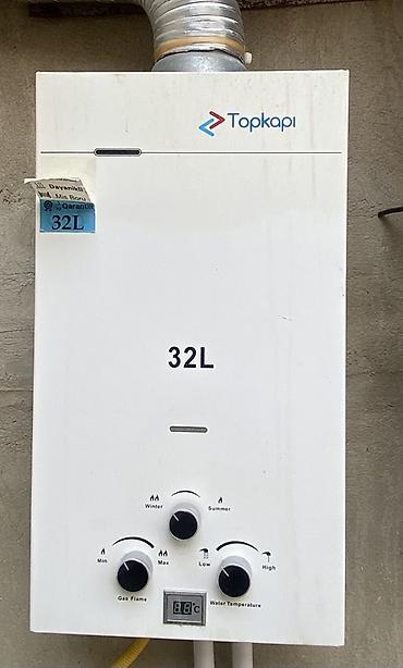iphone temiri: Topkapı qazla işləyən axın tipli su qızdırıcısı – 32L - Tutum/gücü — 1