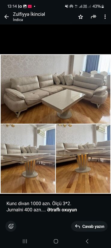 Uşaq və gənc otağı üçün dəstlər: Künc divan, Açılan, Çatdırılma yoxdur