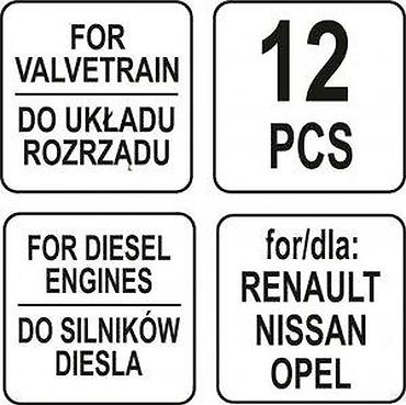 Alati za automobile: YATO YT-06006 – set alata za blokadu i podešavanje razvodnog mehanizma — 9