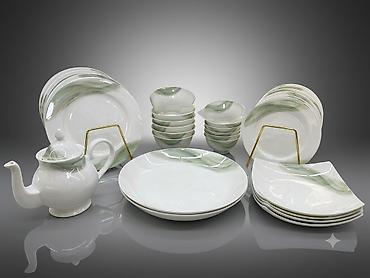 Столовый сервиз Aidema Fine Bone China – 32 предмета (на 6 персон) at lalafo.kg Столовый сервиз Aidema Fine Bone China – 32 предмета (на 6 персон)