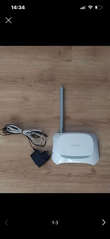 airtel 4g модем: TP-Link Wi‑Fi router - Model: TP-Link (2.4 GHz, tək antenalı) - — 1