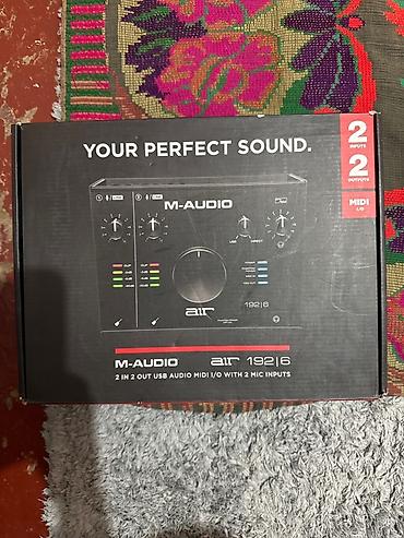 звуковой: M-Audio AIR 192|6 — USB-аудиоинтерфейс 2-in / 2-out с MIDI I/O — 1