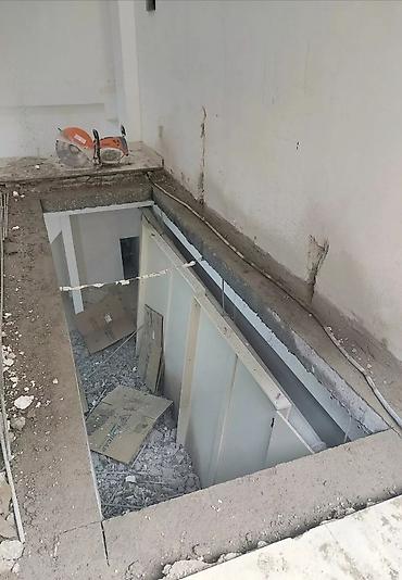 televizor temiri: Beton və dəmir-beton konstruksiyaların kəsilməsi xidməti - Divar — 9