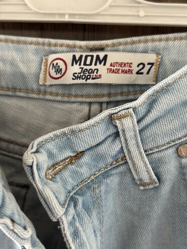 sukeçirməz uşaq şalvarları: Mom jeans