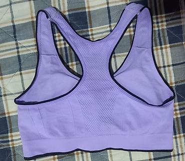muske converse patike: 3 brushaltera! 1.Sportski top lila, veličina S/M. Nov, nekorišćen — 2