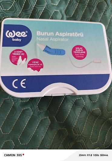 İnqalyatorlar, nebulizerlər: Yenidir,islenmeyib.WEE Baby Burun Aspiratörü – körpələr üçün burun — 1