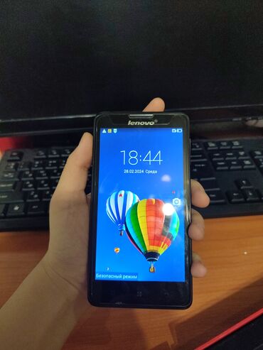 telefon lenovo s: Lenovo P780, Б/у, 4 GB, цвет - Черный, 2 SIM