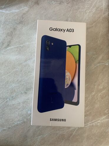 Monitorlar: Samsung Galaxy A03 – mavi rəng Xüsusiyyətlər: - Ekran: damcı formalı