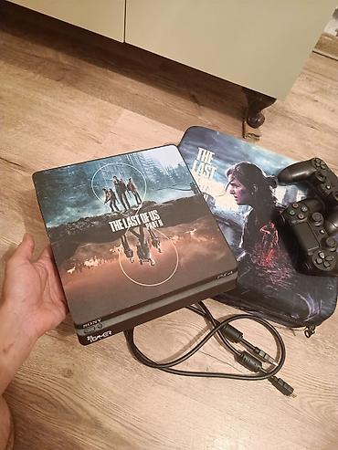 irşad ps4: PlayStation 4 Slim 500GB – 2 Original Pult + 8 Oyun | 420 AZN Təcili — 2