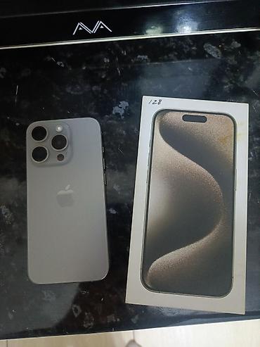 IPhone 15 Pro, Б/у, 128 ГБ, Коробка, 78 %