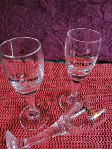 Čaše: Case nove za pice Bommerlunder vintaz. Komada 3 u ceni — 4