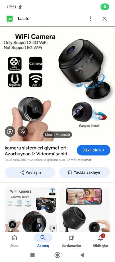 Videomüşahidə: Məhsul: Videomüşahidə kameraları – Inox Digital və digər modellər — 2