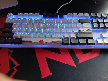 razer blackshark v2 x: Dark Project One K807A mexaniki klaviatura - Tam ölçülü (Numpad-li) — 2