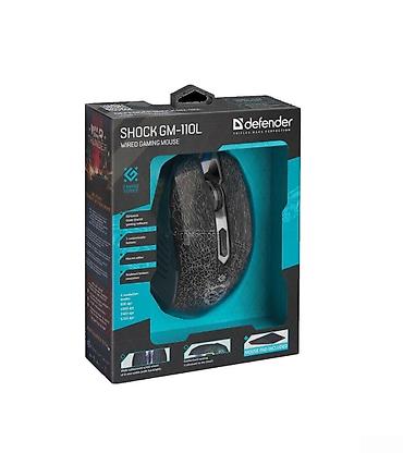 Defender	Shock GM-110L Wired gaming mouse, black,6 buttons, 3200dpi 🟢