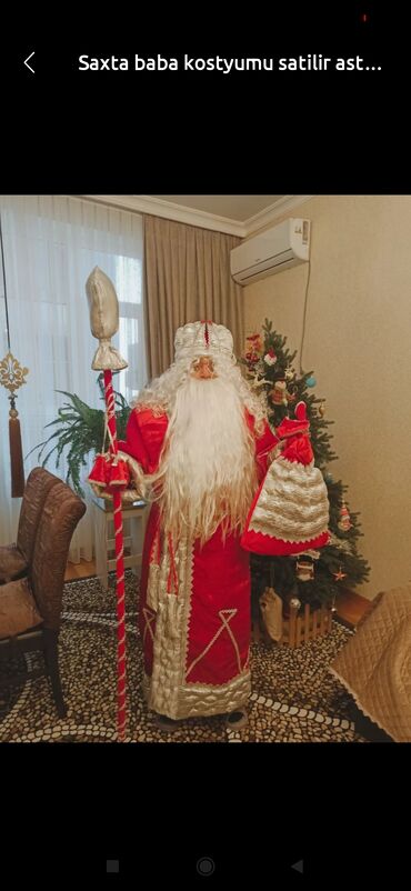 qaqa desti: Saxta baba kostyumu təzədir tam komplekt satilir xalat, zinqirovlu