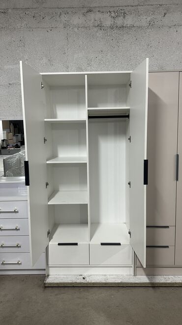 Шкафы для одежды: Шкаф для одежды, Новый, Прямой, ЛДСП — 18