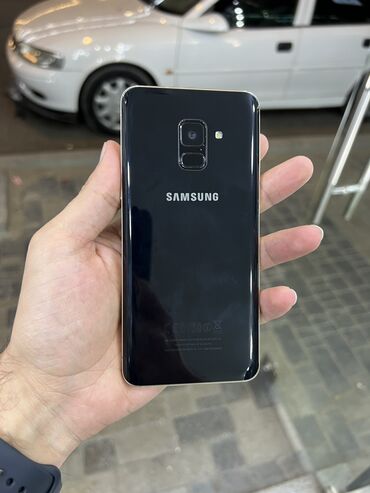 samsung galaxy a8 2018 qiymeti: Samsung Galaxy A8 2018, 32 ГБ, цвет - Черный, Отпечаток пальца, Face ID