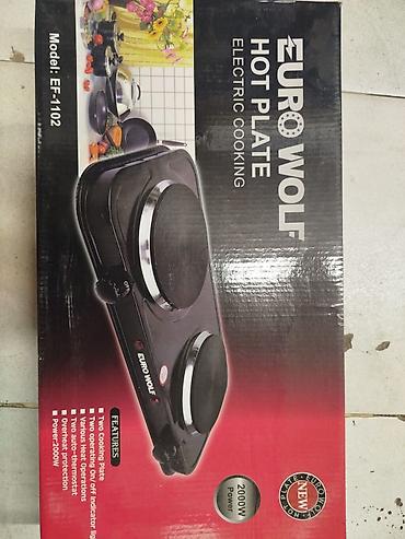 thermostat: EURO WOLF Hot Plate elektrik soba/plita - Model: EF-1102 - İki — 1