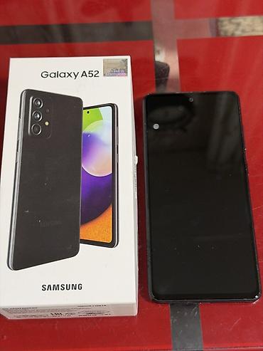 a 52 128: Samsung Galaxy A52, 128 GB, rəng - Qara, Barmaq izi, Face ID — 1