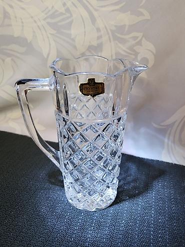 Čajnici: Bokal nov Zajecar kristal,led kristal 70te. Bokal je nov,sve na — 3