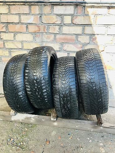 Шины 225 / 55 / R 18, Зима, Б/у, Комплект, Легковые, Корея, Hankook