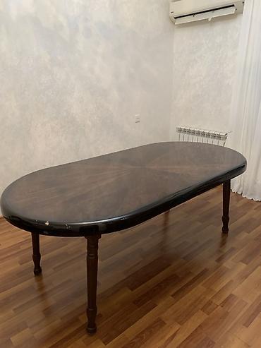 aile agaci: Klassik masa, İşlənmiş, Açılmayan, Taxta, Oval masa — 1
