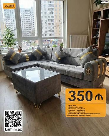 kunc divan modelleri 2023: Künc divan dəsti – LA MINI - Model: Künc divan - Ölçülər: 260 × 160 — 1
