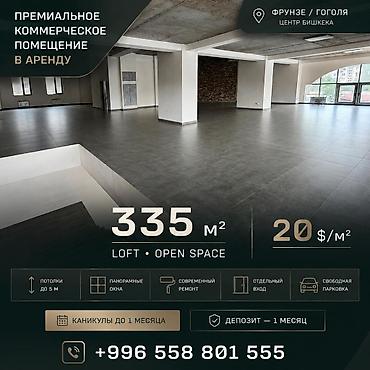 аренда базы: 🔥 ПРЕМИАЛЬНОЕ КОММЕРЧЕСКОЕ ПОМЕЩЕНИЕ В ЦЕНТРЕ БИШКЕКА 🔥 📍 Фрунзе / — 1