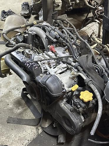 Двигатель Subaru EJ20 (оппозитный, 2.0 л) в сборе. Особенности: -