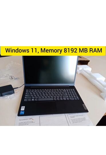 купить ноутбук в баку: Lenovo noutbuk - Əməliyyat sistemi: Windows 11 - Prosessor: Intel