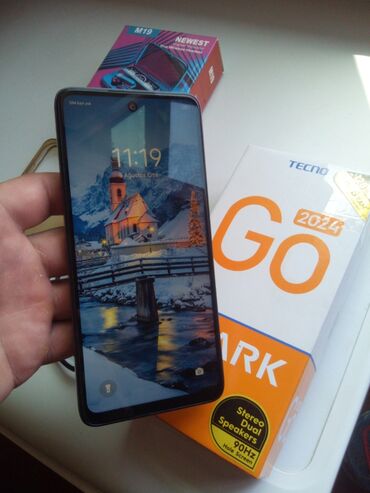 Mətbəx texnikası: Tecno Spark Go 2024, 128 GB, rəng - Qara, Barmaq izi