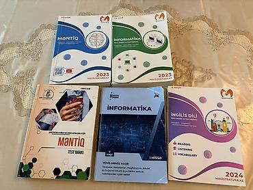 dərs kitabları: Məntiq, informatika və ingilis dili üzrə hazırlıq kitabları dəsti Hər — 6