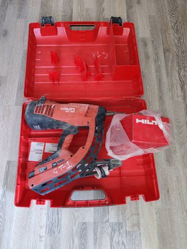 Beton və beton məmulatları: Salam. Alət Hilti GX 120 qazla işləyən mismar vuran aparatdi. 6 aydi