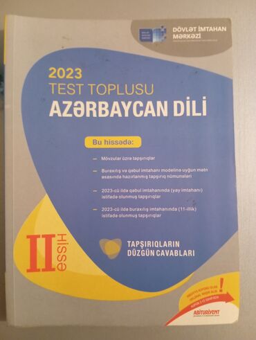 dim tarix test toplusu cavablari: Azərbaycan dili Testlər 9-cu sinif, 2-ci hissə, 2023 il
