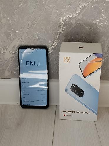 Мобильные телефоны: Huawei Nova Y61, Б/у, 128 ГБ, цвет - Черный, 2 SIM — 2