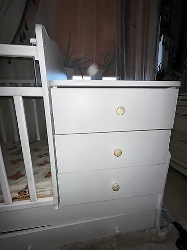 bunk bed: Детская односпальная кровать, Б/у, Для девочки, Для мальчика, С матрасом, ДСП, Самовывоз — 3