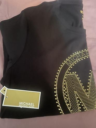 ucuz scooterlar: Michael Kors qadın T‑şörtü - Rəng: qara - Ön hissə: iri MK loqosu və — 4