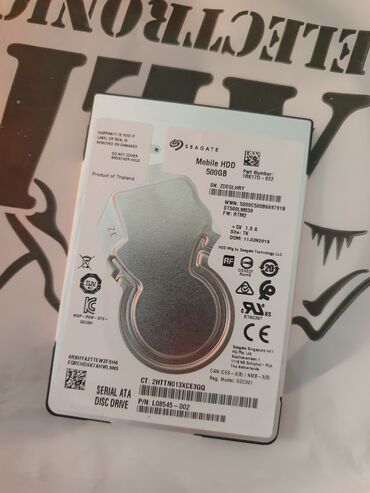 07 diskleri: Sərt disk (HDD) Seagate, 512 GB, İşlənmiş