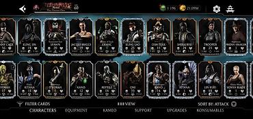 Digər oyun və konsollar: Mortal kombat oyunu — 12