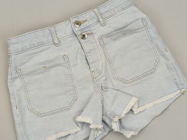 białe spodnie z wysokim stanem eleganckie: Shorts, Zara, 12 years, 152, condition - Good