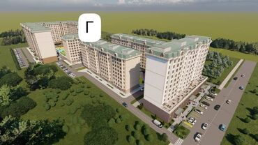 квартира аламедин район: В проекте, 2 комнаты, 63 м²