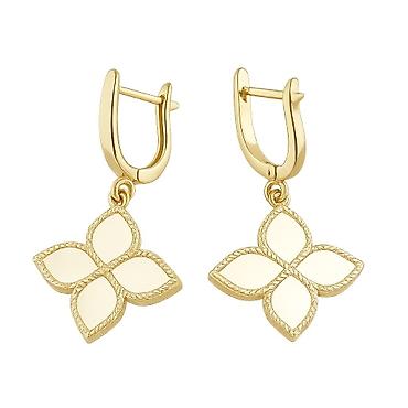 Серьги: Серьги, Проба 585, Без вставки, Жемчуг, Опал, Женские, Ручная работа, Парный набор, Винтажный стиль, Новый — 22