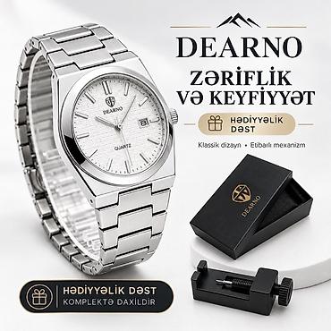 kameralı eynək qiyməti: DEARNO kişi qol saatı – zəriflik və keyfiyyət bir yerdə - Klassik — 2