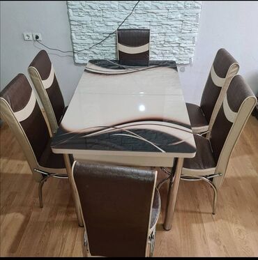 Setovi stolova i stolica: Komplet sto i 6 stolica po akcijskoj ceni. 🔹Stolovi su izradjeni od — 15