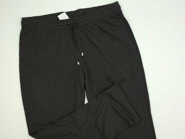 spodnie czarne tech fleece: Janina, Sweatpants for women