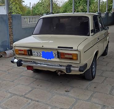 gt la bomba: VAZ 2106 sedan, bej rəng. Klassik kuzov dizaynı, xrom ön və arxa — 2