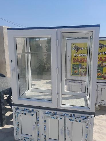 Будки, киоски: Sürgülü pəncərəli mobil satış köşkü - Material: alüminium/profil — 1