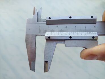 Pəncərələr: Pasnomsuz poladdan mexaniki ştangel. Vernyer tipli ölçü cihazı