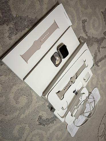 Apple Watch: Apple Watch 9 41 mm silver Полный комплект : Зарядка коробка — 4